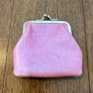 Pink coin purse